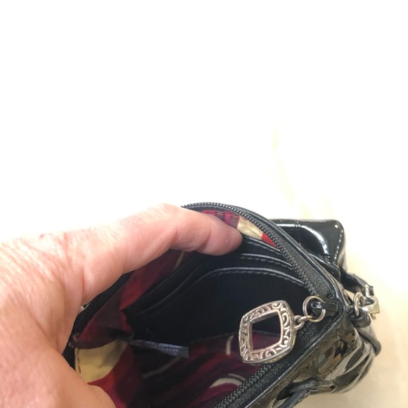 Brighton crossbody leather crocodile mini bag - Picture 3 of 9